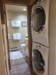 Private Washer and Dryer and Guest Bathroom on Main Level